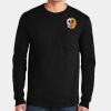 Ultra Cotton ® 100% US Cotton Long Sleeve T Shirt with Pocket Thumbnail