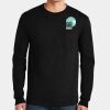 Ultra Cotton ® 100% US Cotton Long Sleeve T Shirt with Pocket Thumbnail