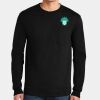 Ultra Cotton ® 100% US Cotton Long Sleeve T Shirt with Pocket Thumbnail