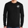 Ultra Cotton ® 100% US Cotton Long Sleeve T Shirt with Pocket Thumbnail