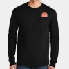 Ultra Cotton ® 100% US Cotton Long Sleeve T Shirt with Pocket Thumbnail
