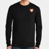 Ultra Cotton ® 100% US Cotton Long Sleeve T Shirt with Pocket Thumbnail