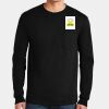 Ultra Cotton ® 100% US Cotton Long Sleeve T Shirt with Pocket Thumbnail