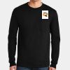 Ultra Cotton ® 100% US Cotton Long Sleeve T Shirt with Pocket Thumbnail