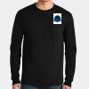 Ultra Cotton ® 100% US Cotton Long Sleeve T Shirt with Pocket Thumbnail