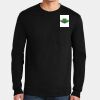 Ultra Cotton ® 100% US Cotton Long Sleeve T Shirt with Pocket Thumbnail
