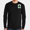 Ultra Cotton ® 100% US Cotton Long Sleeve T Shirt with Pocket Thumbnail