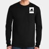 Ultra Cotton ® 100% US Cotton Long Sleeve T Shirt with Pocket Thumbnail