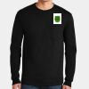 Ultra Cotton ® 100% US Cotton Long Sleeve T Shirt with Pocket Thumbnail