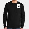 Ultra Cotton ® 100% US Cotton Long Sleeve T Shirt with Pocket Thumbnail