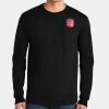 Ultra Cotton ® 100% US Cotton Long Sleeve T Shirt with Pocket Thumbnail