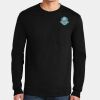 Ultra Cotton ® 100% US Cotton Long Sleeve T Shirt with Pocket Thumbnail