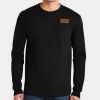 Ultra Cotton ® 100% US Cotton Long Sleeve T Shirt with Pocket Miniatura