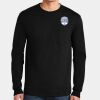Ultra Cotton ® 100% US Cotton Long Sleeve T Shirt with Pocket Thumbnail