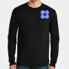 Ultra Cotton ® 100% US Cotton Long Sleeve T Shirt with Pocket Thumbnail