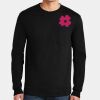 Ultra Cotton ® 100% US Cotton Long Sleeve T Shirt with Pocket Thumbnail