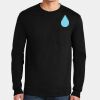 Ultra Cotton ® 100% US Cotton Long Sleeve T Shirt with Pocket Thumbnail
