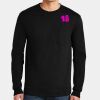 Ultra Cotton ® 100% US Cotton Long Sleeve T Shirt with Pocket Thumbnail