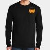Ultra Cotton ® 100% US Cotton Long Sleeve T Shirt with Pocket Thumbnail