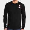 Ultra Cotton ® 100% US Cotton Long Sleeve T Shirt with Pocket Thumbnail