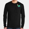 Ultra Cotton ® 100% US Cotton Long Sleeve T Shirt with Pocket Thumbnail