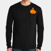 Ultra Cotton ® 100% US Cotton Long Sleeve T Shirt with Pocket Thumbnail