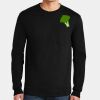 Ultra Cotton ® 100% US Cotton Long Sleeve T Shirt with Pocket Thumbnail
