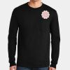 Ultra Cotton ® 100% US Cotton Long Sleeve T Shirt with Pocket Thumbnail