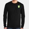 Ultra Cotton ® 100% US Cotton Long Sleeve T Shirt with Pocket Thumbnail
