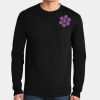 Ultra Cotton ® 100% US Cotton Long Sleeve T Shirt with Pocket Thumbnail