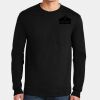 Ultra Cotton ® 100% US Cotton Long Sleeve T Shirt with Pocket Thumbnail