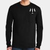 Ultra Cotton ® 100% US Cotton Long Sleeve T Shirt with Pocket Thumbnail